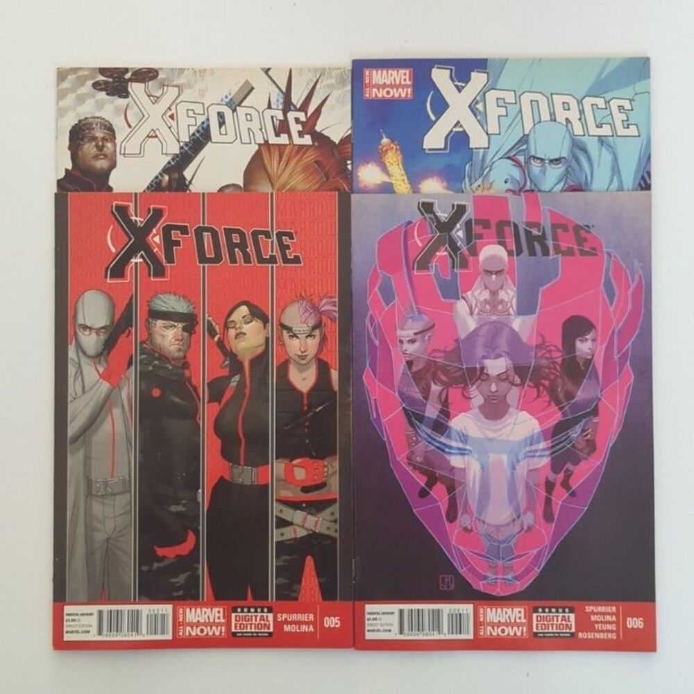 Lol Of 4 2014 Marvel X-Force Comics #2 & 4-6 VF/NM